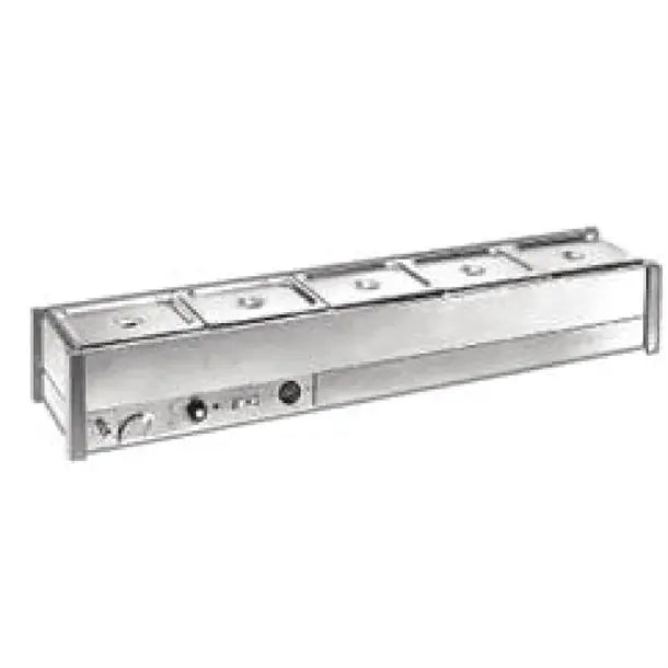 Roband Hot Bain Marie BM14A 1 row x 4 1/2 incl 4x 1/2 size 100mm Pans&Lids(B2B)