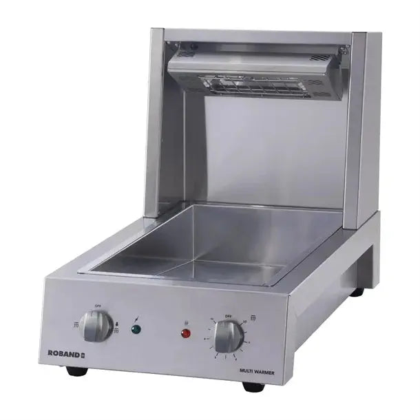 Roband Multi-Function Chip Warmer MW10CW with Sloped Tray