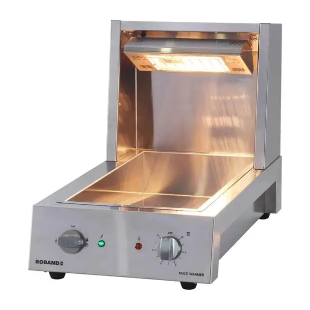 Roband Multi-Function Chip Warmer MW10CW with Sloped Tray