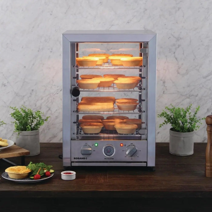 Roband Pie Master Pie Warmer PM25L with Light - 25 Pies