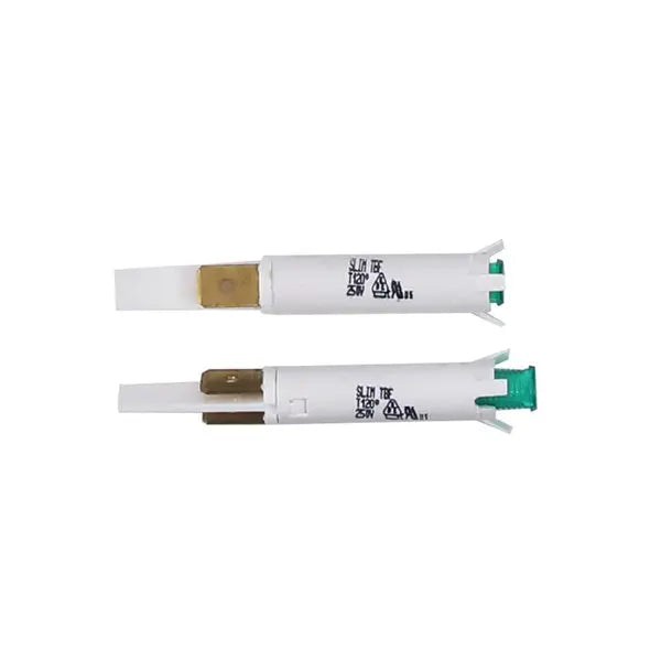 Roband Pilot Light 6.3mm Green 2 Piece T120 EC0206