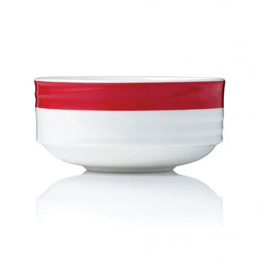 Royal Porcelain Maxadura Resonate Stackable Bowl 270ml Red Band  Bowls