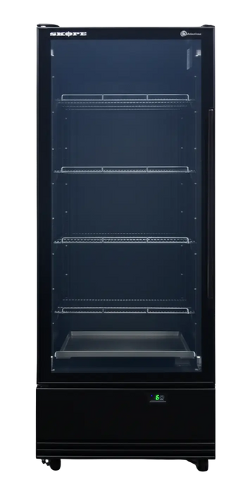 SKOPE ActiveCore 1 Door Display Fridge - Black, RH - SKB600N-A product image