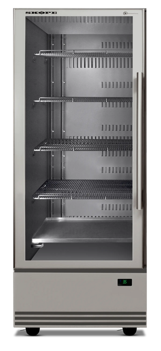 SKOPE ActiveCore 1 Door Display Fridge - Stainless, RH - SKB600N-A product image