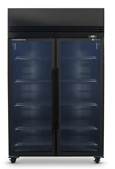 SKOPE ActiveCore 2 Door Display Freezer - Black - SKFT1300N-A product image