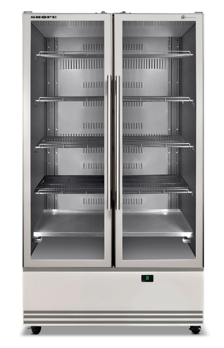 SKOPE ActiveCore 2 Door Display Fridge - Stainless - SKB900N-A product image