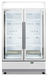 SKOPE ActiveCore 2 Door Display Fridge - White - BME1200N-AC product image