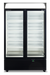 SKOPE ActiveCore 2 Door Storage Fridge - Black-White - BME1200N-AC product image