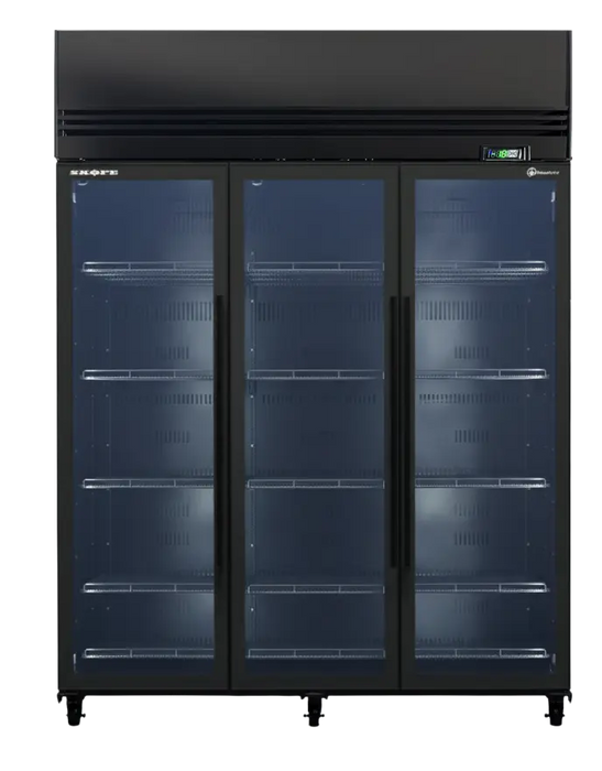 SKOPE ActiveCore 3 Door Display Freezer - Black - SKFT1500N-A product image
