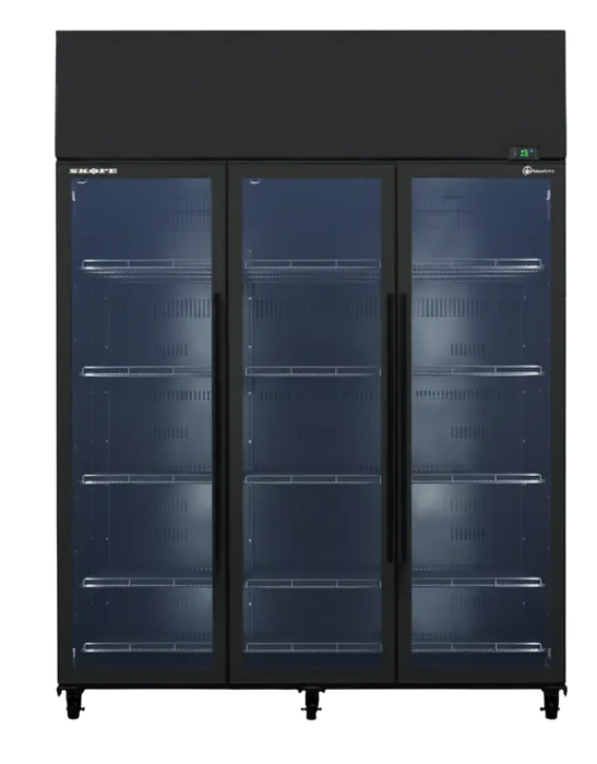 SKOPE ActiveCore 3 Door Display Fridge - Black - SKT1500N-A product image