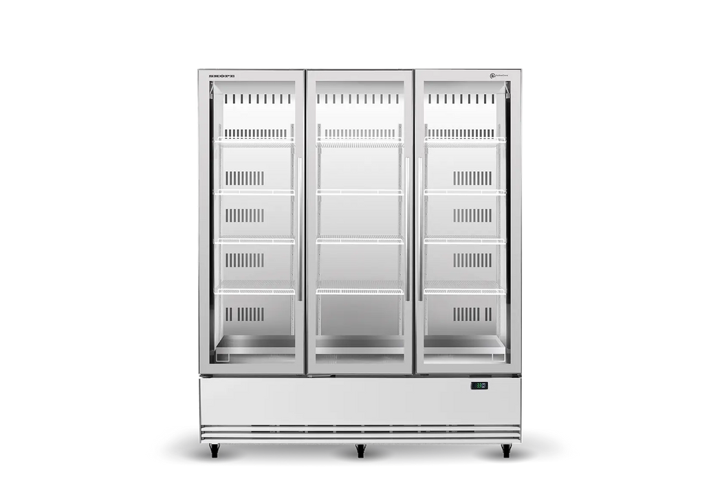 SKOPE ActiveCore 3 Door Display Fridge - White - BME1500N-A product image