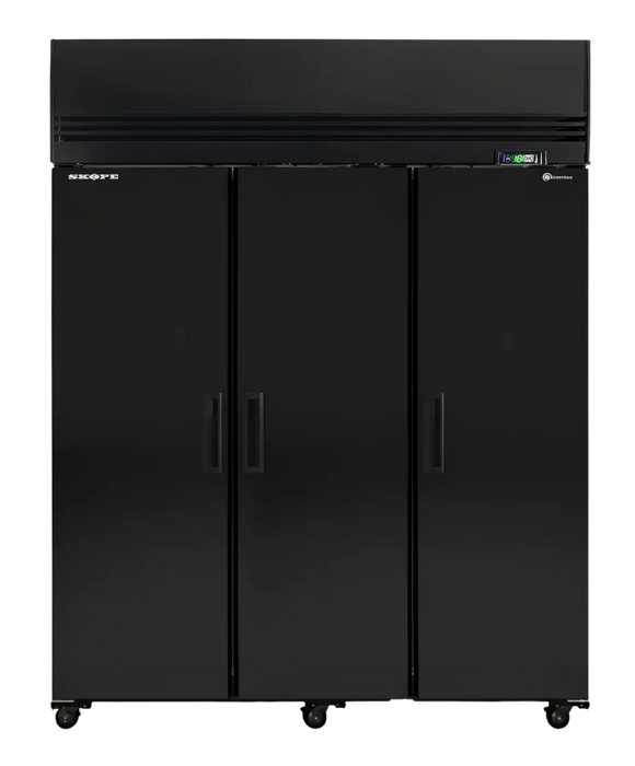 SKOPE ActiveCore 3 Door Storage Freezer - Black - SKFT1500NS-A product image
