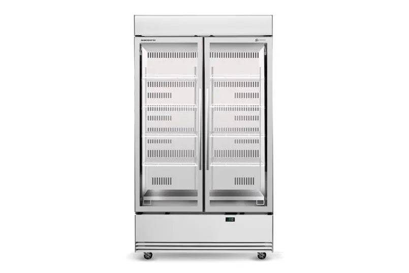 SKOPE ActiveCore BME Bottom Mounted Glass Door Fridge  Upright Display Fridges