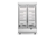 SKOPE ActiveCore Bottom Mount 2 Glass Door Display or Storage Fridge  Upright Display Fridges
