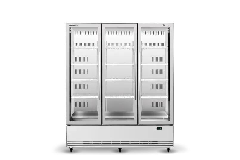 SKOPE ActiveCore Bottom Mount 3 Glass Door Display or Storage Fridge  Upright Display Fridges