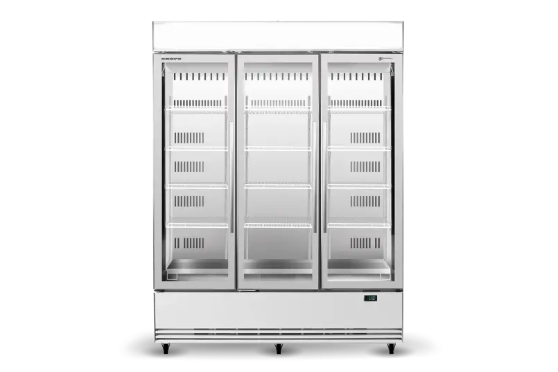 SKOPE ActiveCore Bottom Mount 3 Glass Door Display or Storage Fridge  Upright Display Fridges