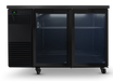 SKOPE BackBar 2 Door Fridge - Black, LH - BB.2.GSW product image