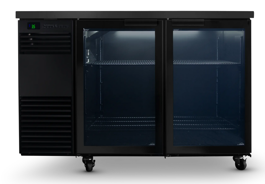 SKOPE BackBar 2 Door Fridge - Black, LH, Remote - BB.2.GSW.r product image