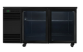 SKOPE BackBar CounterLine 2 Door Fridge - Black, LH - CL.2.GSL product image