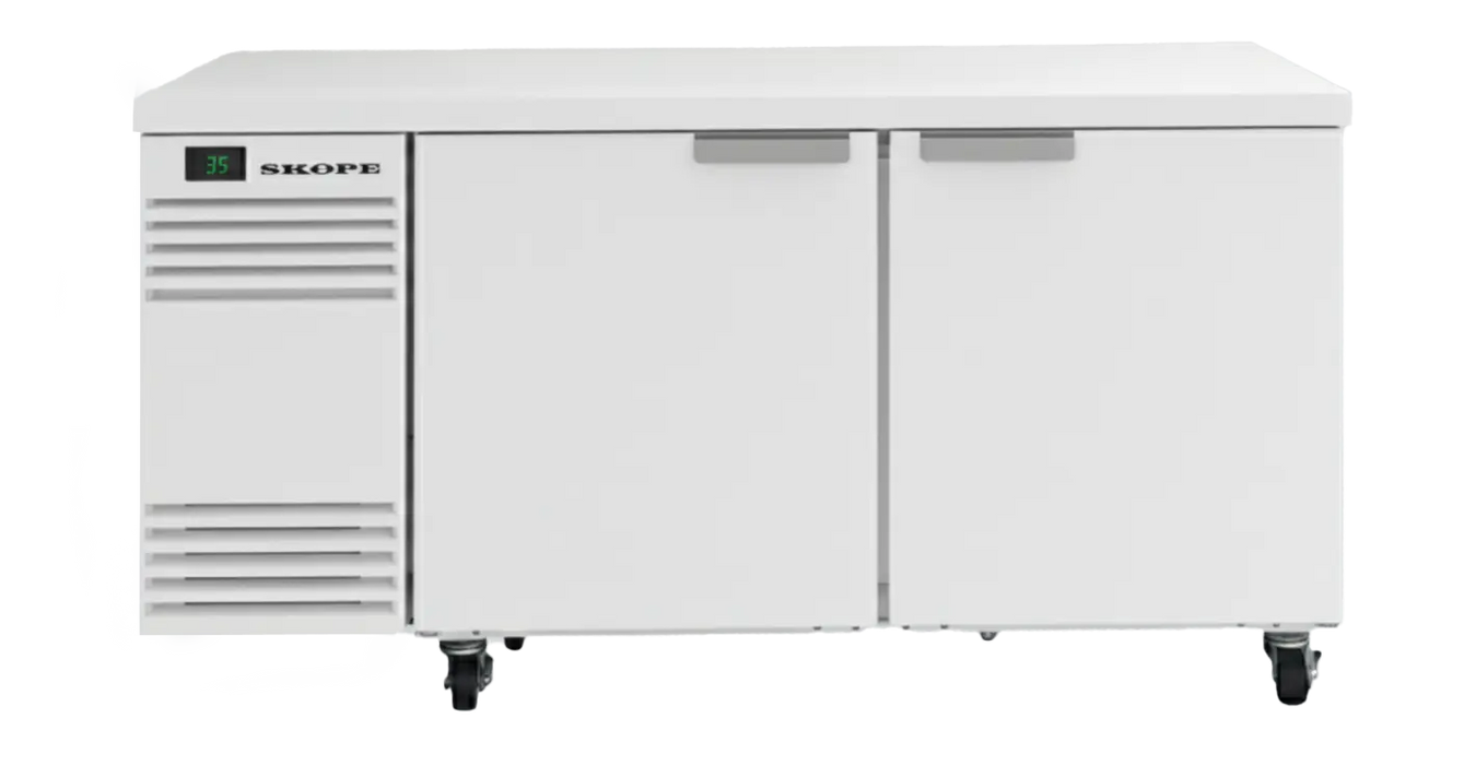 SKOPE BackBar CounterLine 2 Door Fridge - White, LH - CL.2.SSW product image