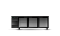 SKOPE BackBar CounterLine 3 Door Fridge - Black, LH, Remote - CL403-X10785 product image