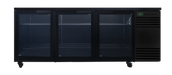 SKOPE BackBar CounterLine 3 Door Fridge - Black, RH - CL.3.GSW product image