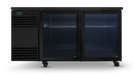 SKOPE BackBar SlimLine 2 Door Fridge - Black, LH - SL.2.GSW product image