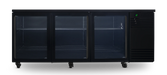 SKOPE BackBar SlimLine 3 Door Fridge - Black, RH - SL.3.GSL product image
