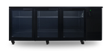 SKOPE BackBar SlimLine 3 Door Fridge - Black, RH - SL.3.GSW product image