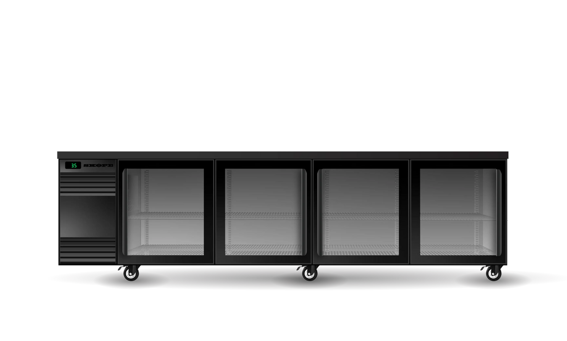 SKOPE BackBar SlimLine 4 Door Fridge - SL.4.GSL product image