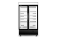 SKOPE EziCore Bottom Mount 2 Glass Door Display or Storage Fridge  Upright Display Fridges