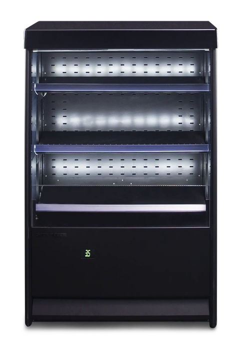 SKOPE Open Deck Display Fridge - Black - OD400N product image