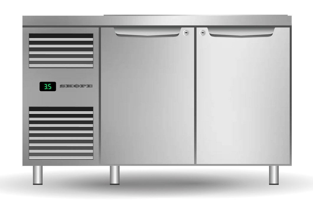 SKOPE ProSpec 2 Door Salad Prep Fridge - PG13.PPS.2.SD product image