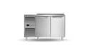 SKOPE ProSpec 2 Bay Solid Door Salad Preparation GN1/3 Fridge  Upright Display Fridges