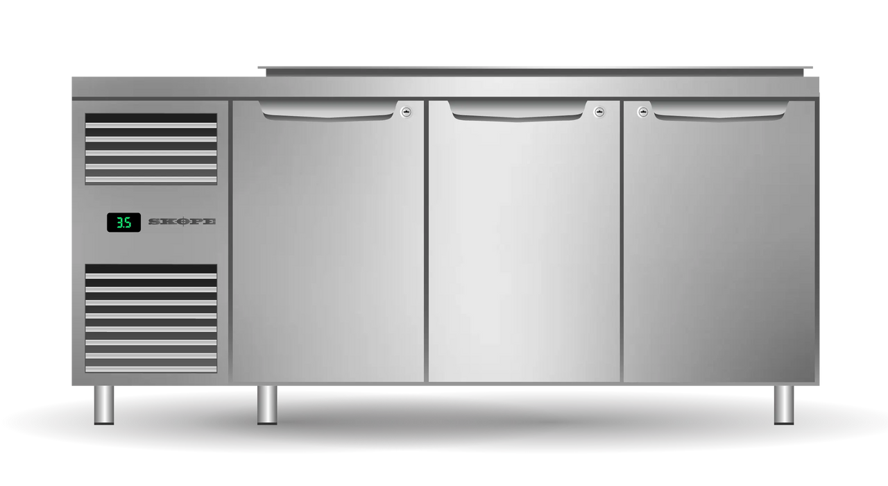 SKOPE ProSpec 3 Door Salad Prep Fridge - PG13.PPS.DC.3.SD product image