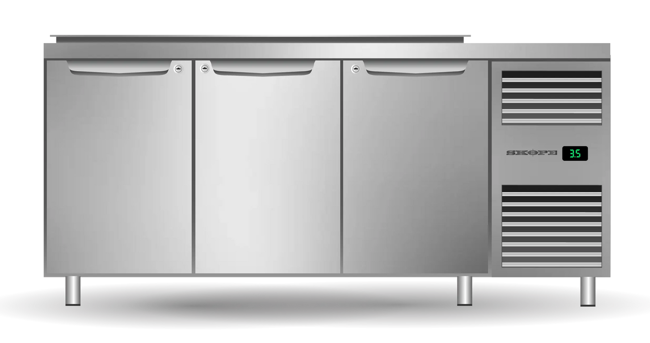 SKOPE ProSpec 3 Door Salad Prep Fridge - PG13.PPS.3.SD.RH product image