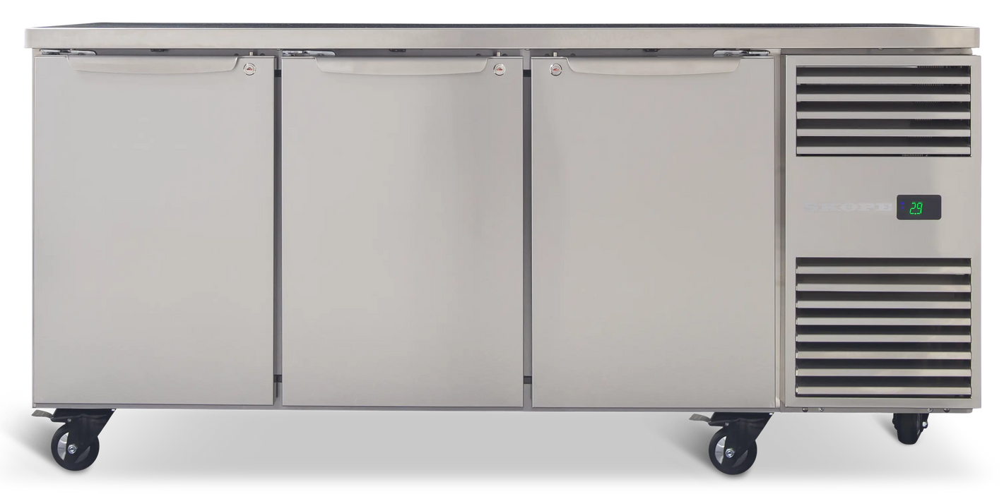 SKOPE ProSpec 3 Door Underbench Fridge - PG11.UBR.3.SD.RH product image