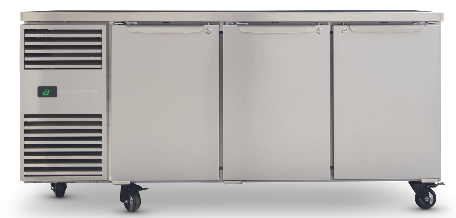 SKOPE ProSpec 3 Door Underbench Fridge - PG11.UBR.3.SD product image