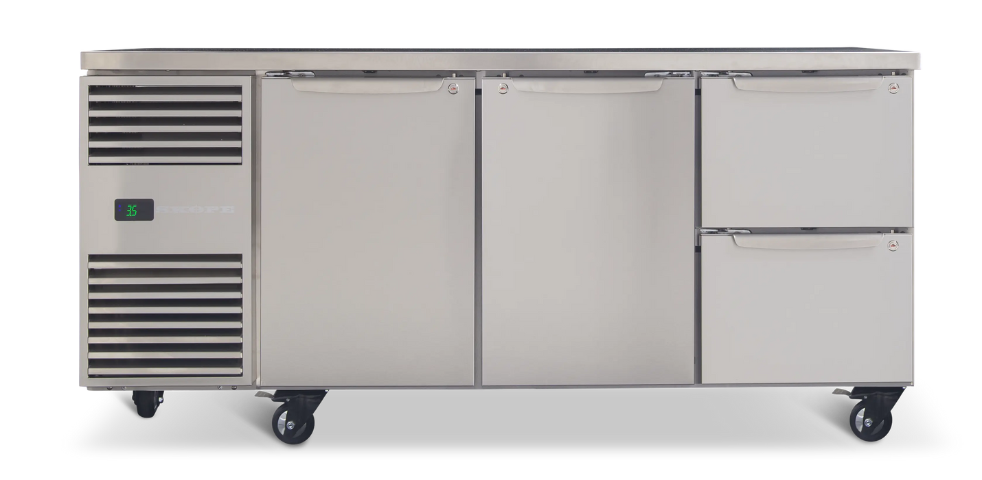 SKOPE ProSpec 4 Door Underbench Fridge - PG11.UBR.3.SD-SD-D2 product image
