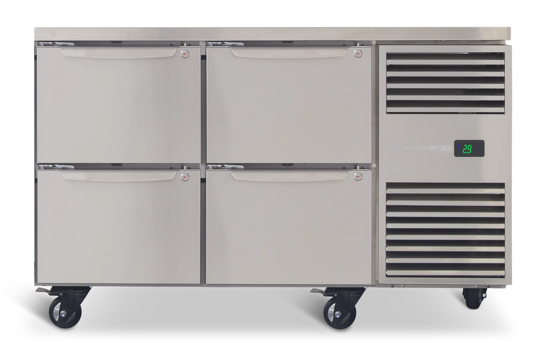 SKOPE ProSpec 4 Drawer Underbench Fridge - PG11.UBR.2.D4.RH product image