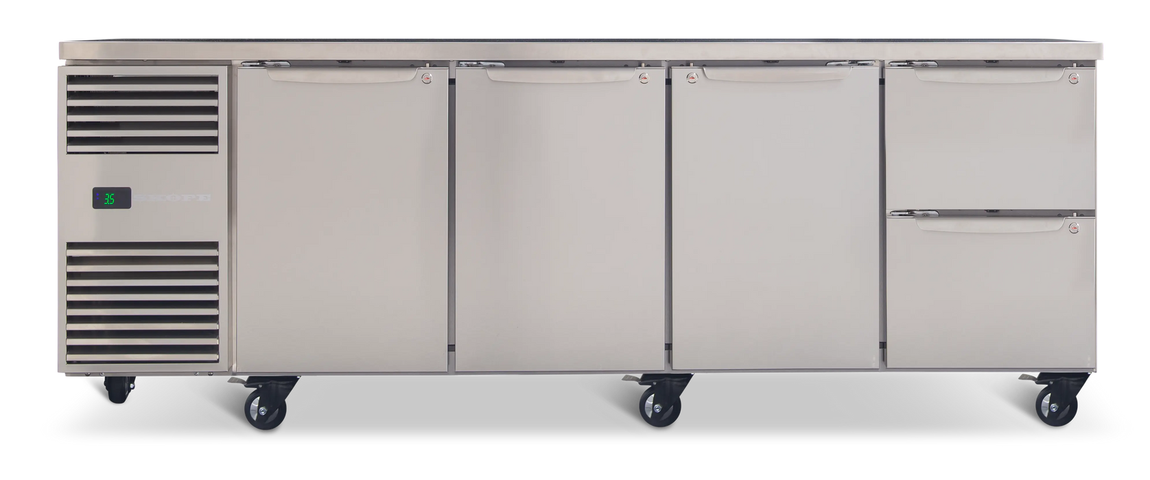SKOPE ProSpec 5 Door Underbench Fridge - PG11.UBR.4.SD-SD-SD-D2 product image