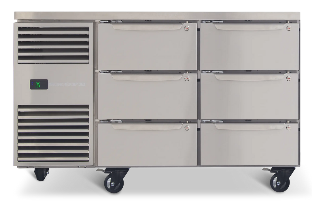 SKOPE ProSpec 6 Drawer Underbench Fridge - PG11.UBR.2.D6 product image