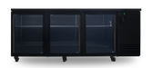 SKOPE BackBar SlimLine 3 Door Fridge - Black, RH - SL.3.GSL product image