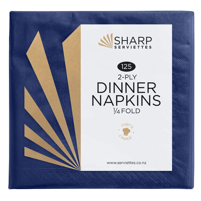 Sharp Dinner 2 Ply 4 Fold (7 Colours)  Dinner Napkins