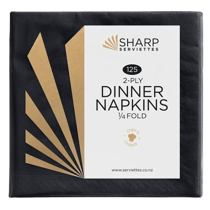 Sharp Dinner 2 Ply 4 Fold (7 Colours)  Dinner Napkins