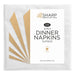 Sharp Dinner 2 Ply 4 Fold (7 Colours)  Dinner Napkins