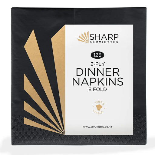 Sharp Dinner 2 Ply 8 Fold (7 Colours)  Dinner Napkins