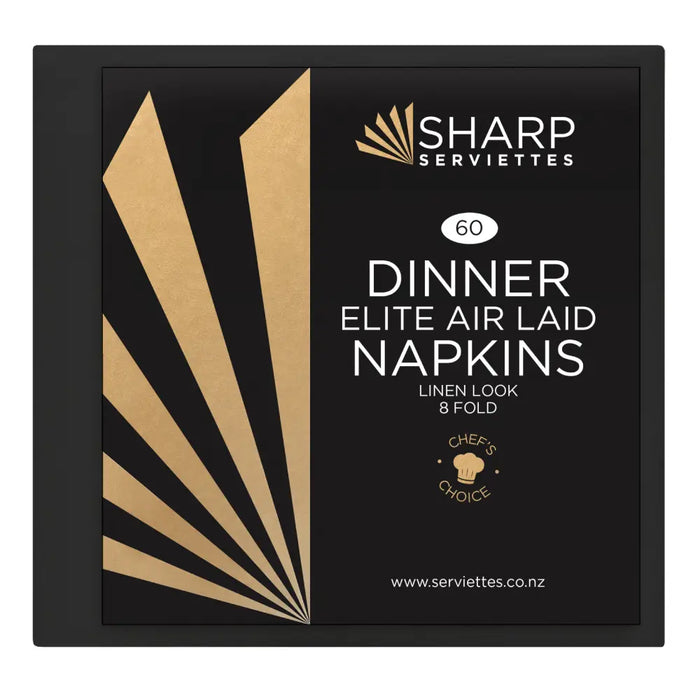 Sharp Dinner Airlaid 8 Fold (4 Colours)  Dinner Napkins