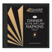 Sharp Dinner Airlaid 8 Fold (4 Colours)  Dinner Napkins