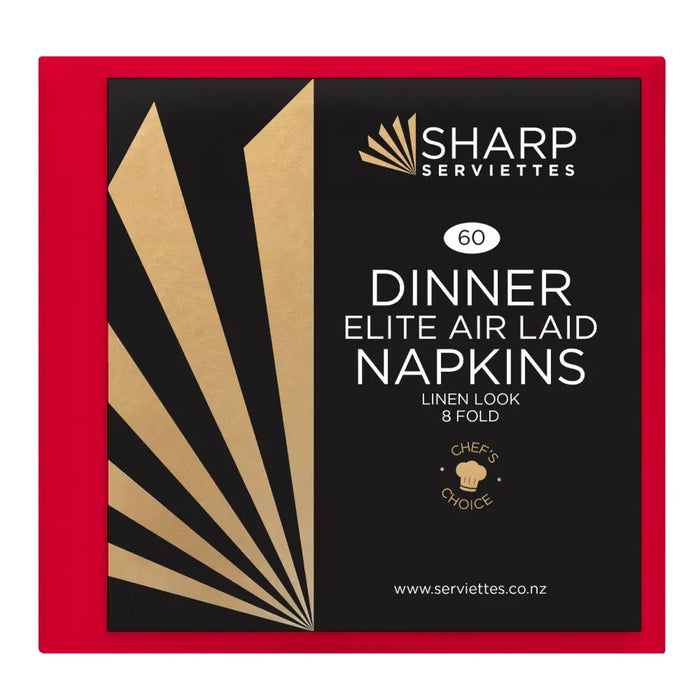 Sharp Dinner Airlaid 8 Fold (4 Colours)  Dinner Napkins